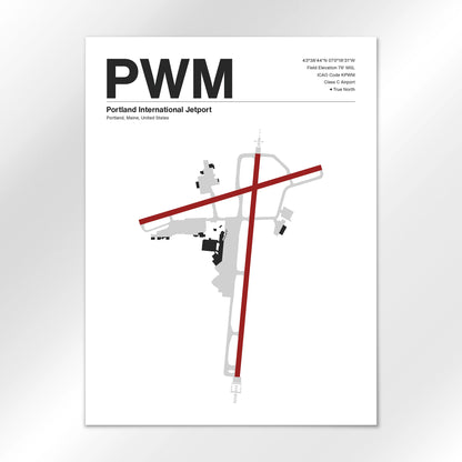 PWM | Portland - Mid - Century Modern - 18×24" - No Frame