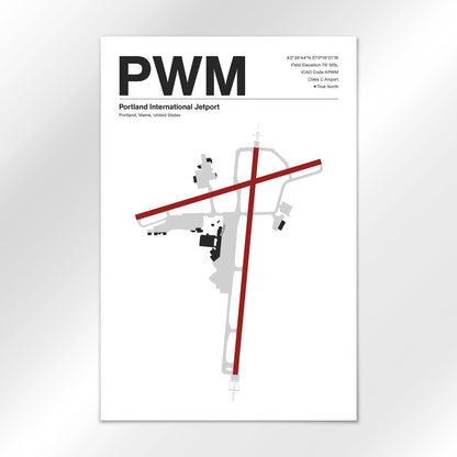 PWM | Portland - Mid - Century Modern - 24×36" - No Frame