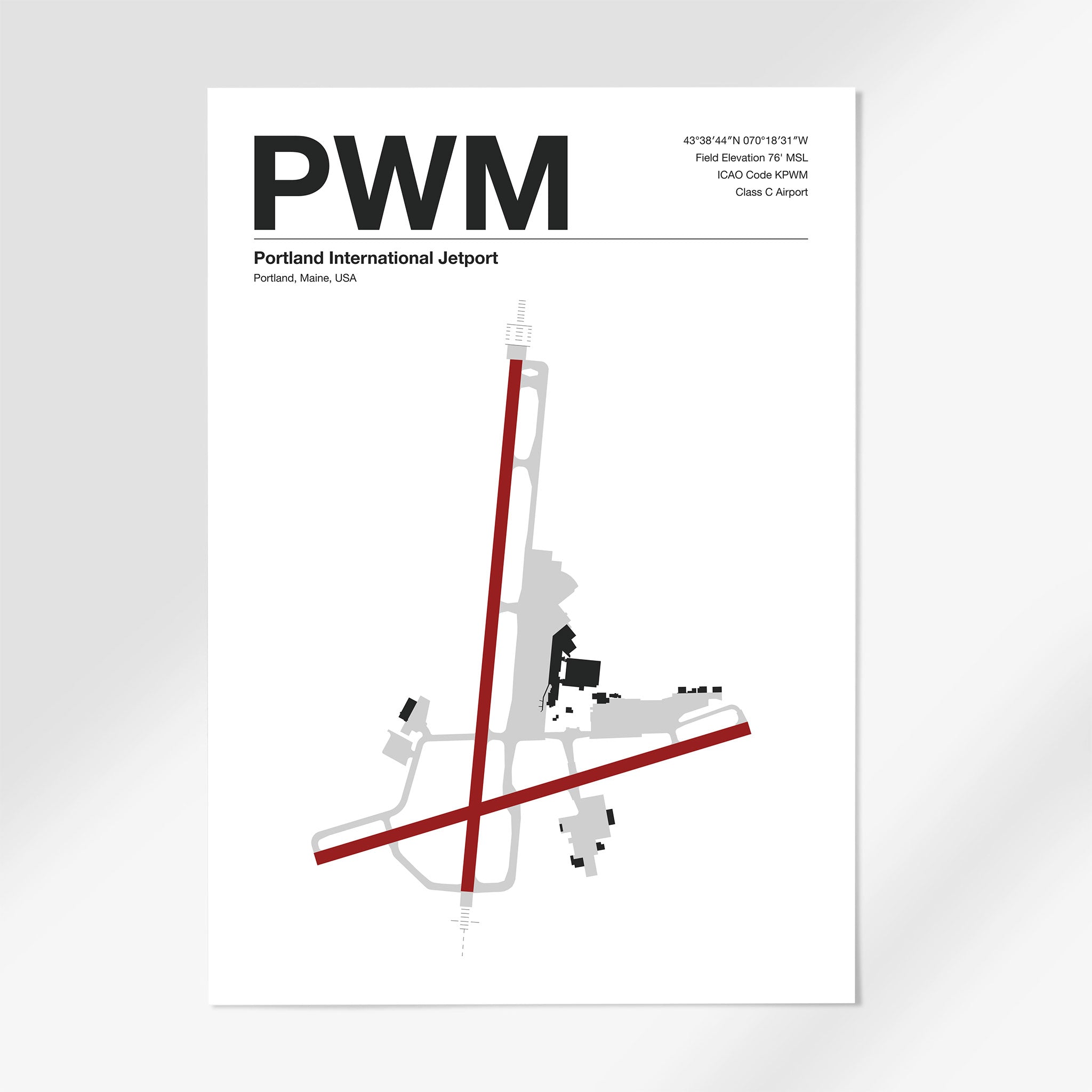 PWM | Portland - 24×36" - Mid - Century Modern - No Frame