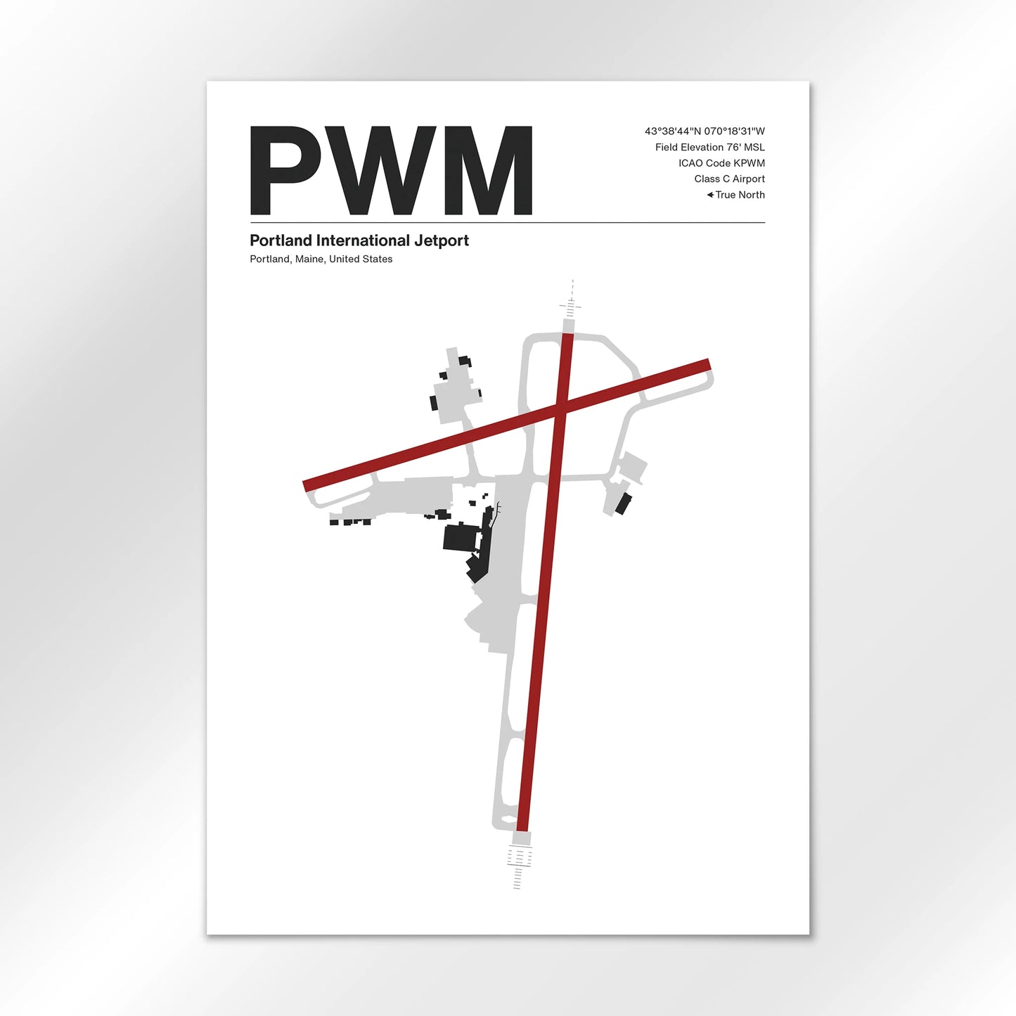 PWM | Portland - Mid - Century Modern - A2 - No Frame