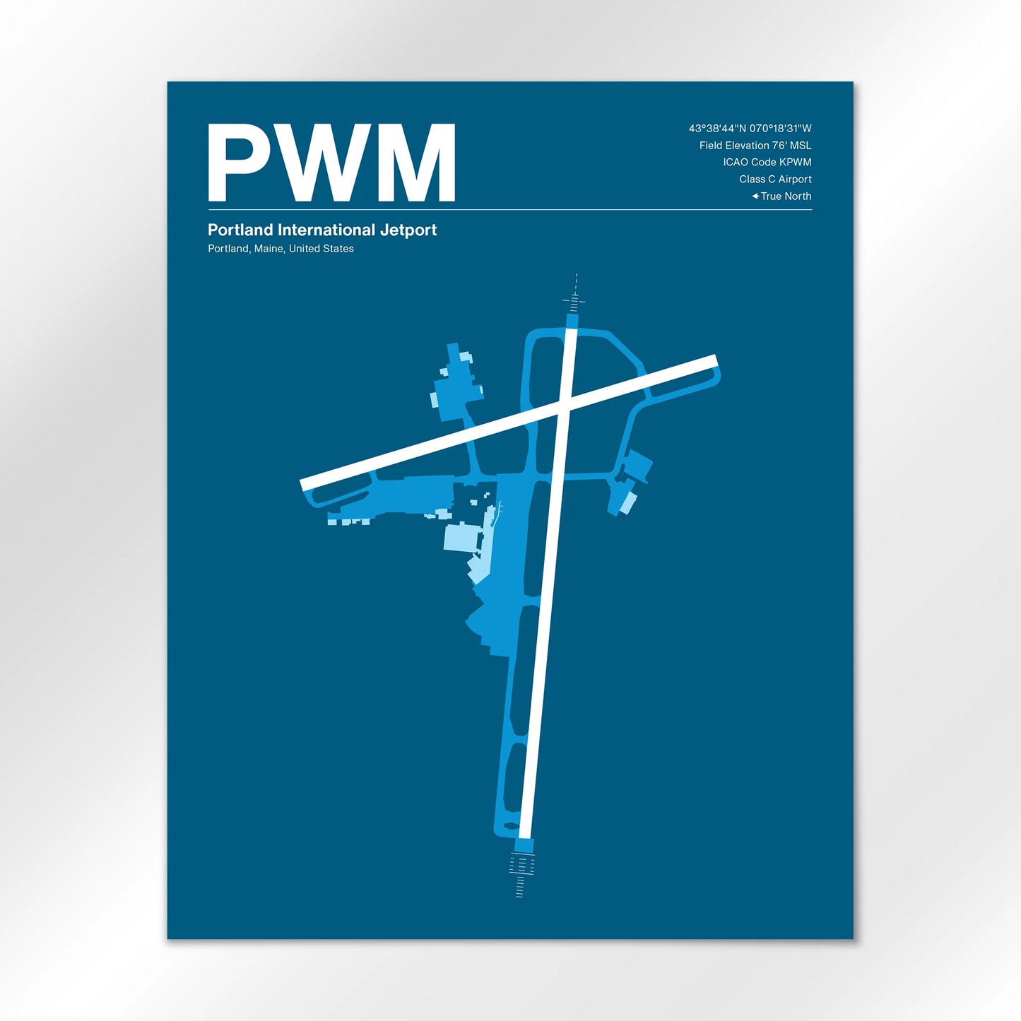 PWM | Portland - Skyline Blue - 16×20" - No Frame