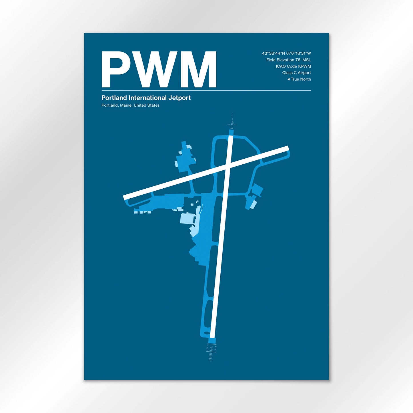 PWM | Portland - Skyline Blue - A2 - No Frame