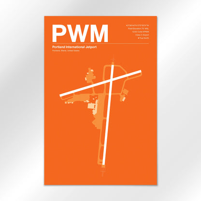 PWM | Portland - Sunset Orange - 24×36" - No Frame