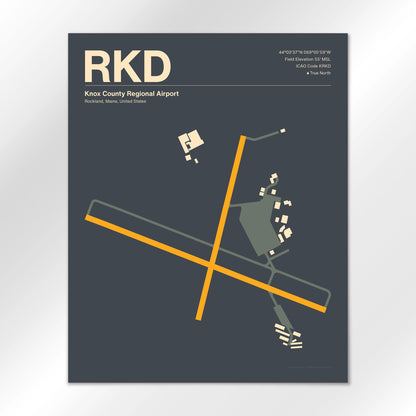 RKD Airport Diagram