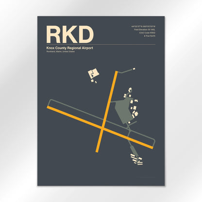 RKD Airport Diagram