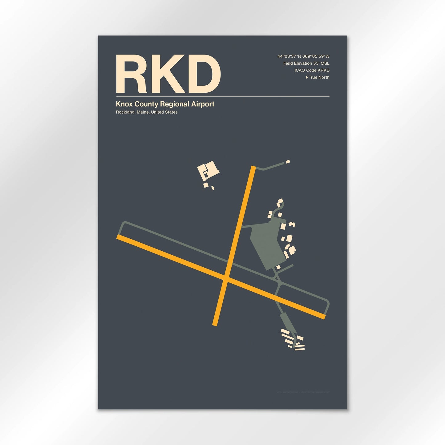 RKD Airport Diagram
