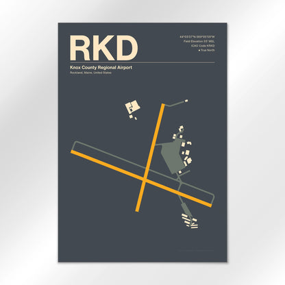 RKD Airport Diagram