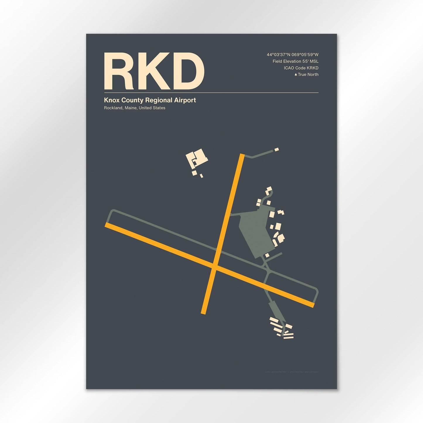 RKD Airport Diagram