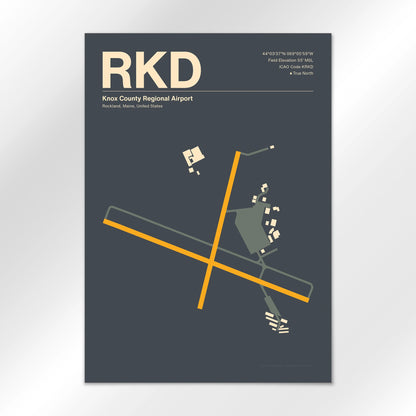 RKD Airport Diagram