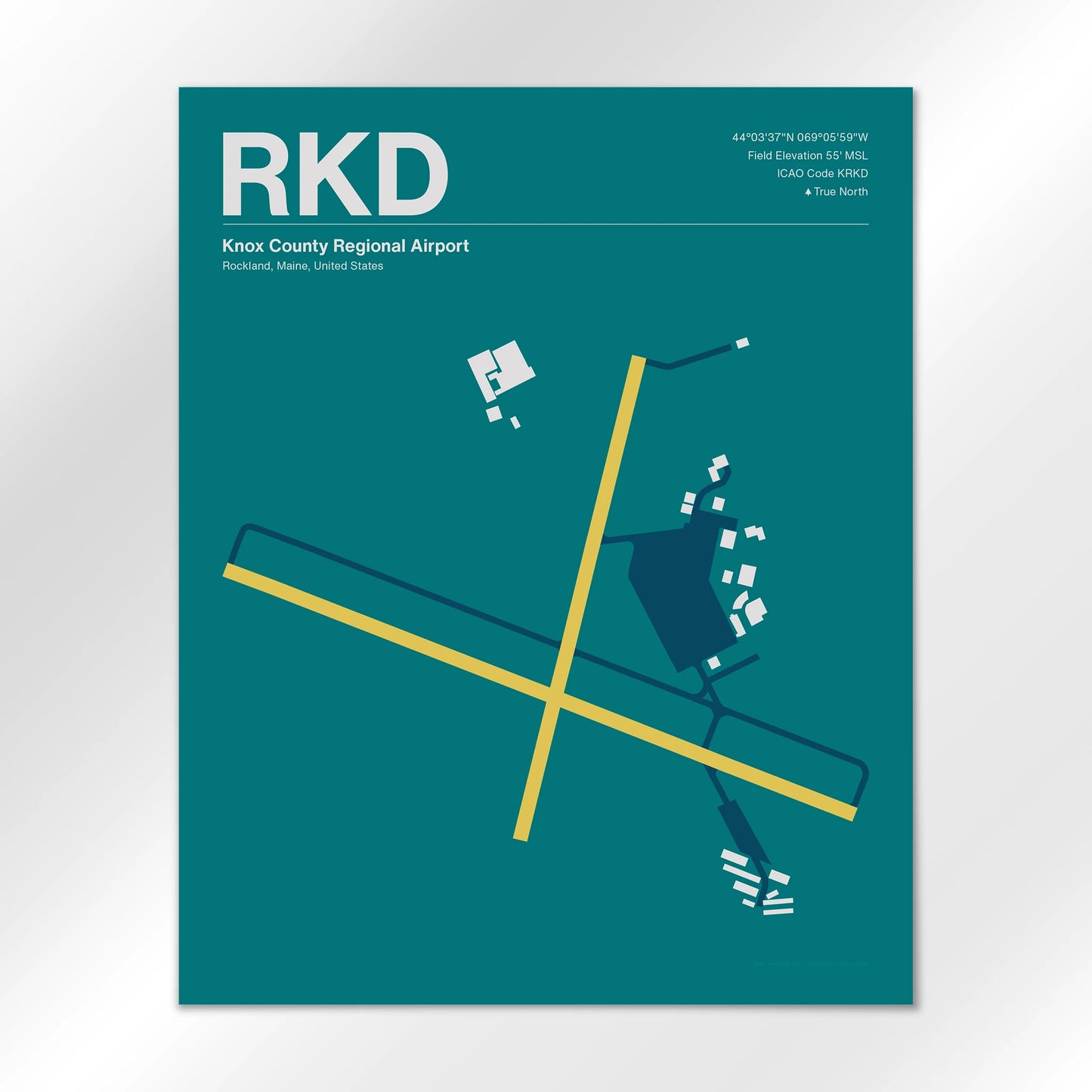 RKD Airport Diagram