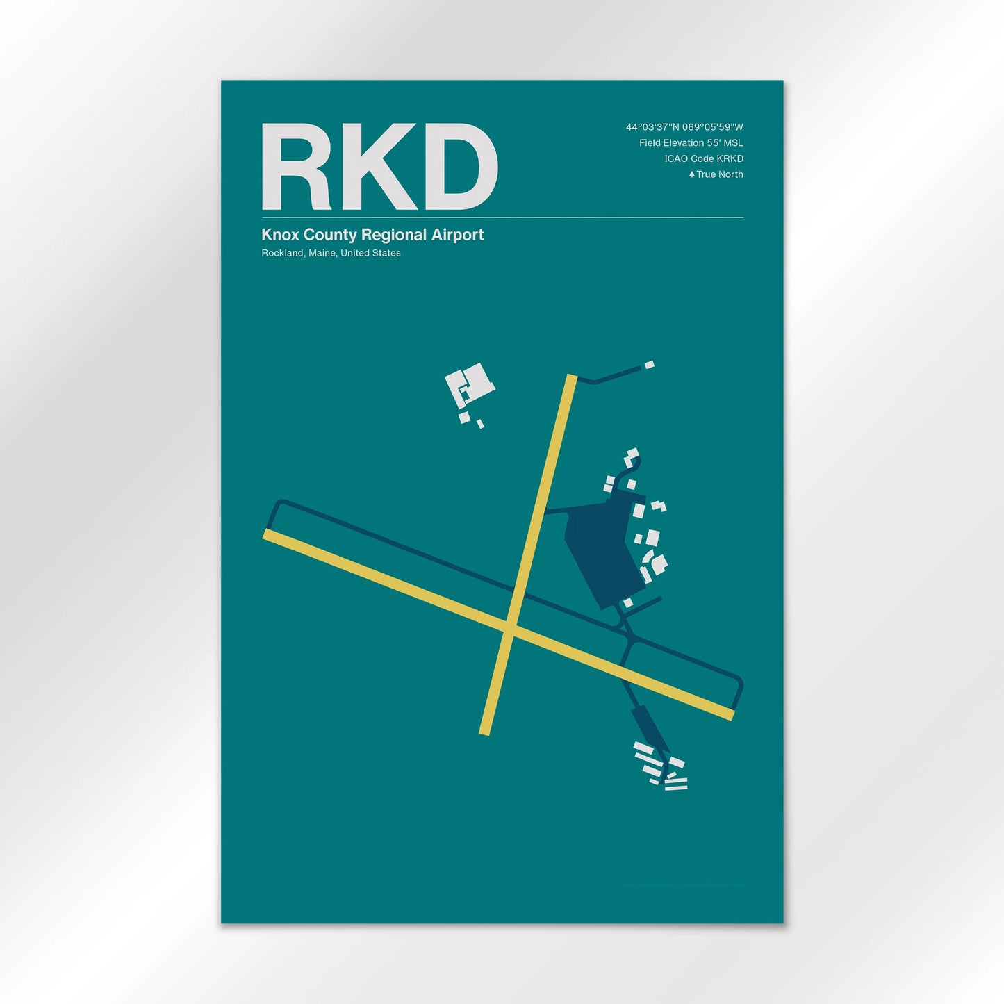 RKD Airport Diagram