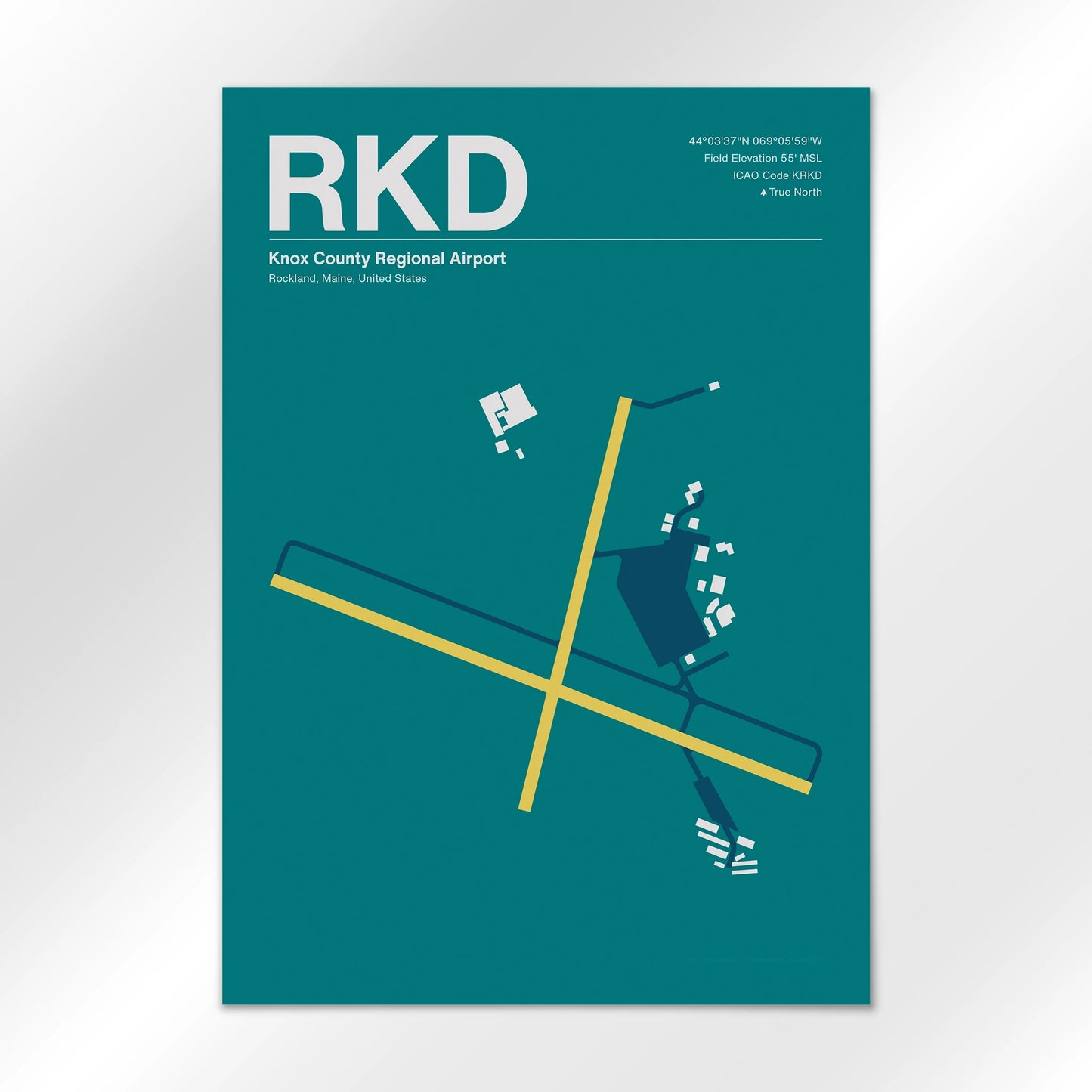 RKD Airport Diagram