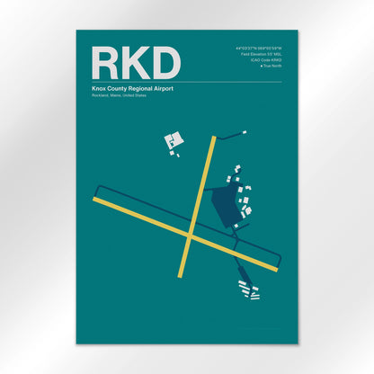 RKD Airport Diagram