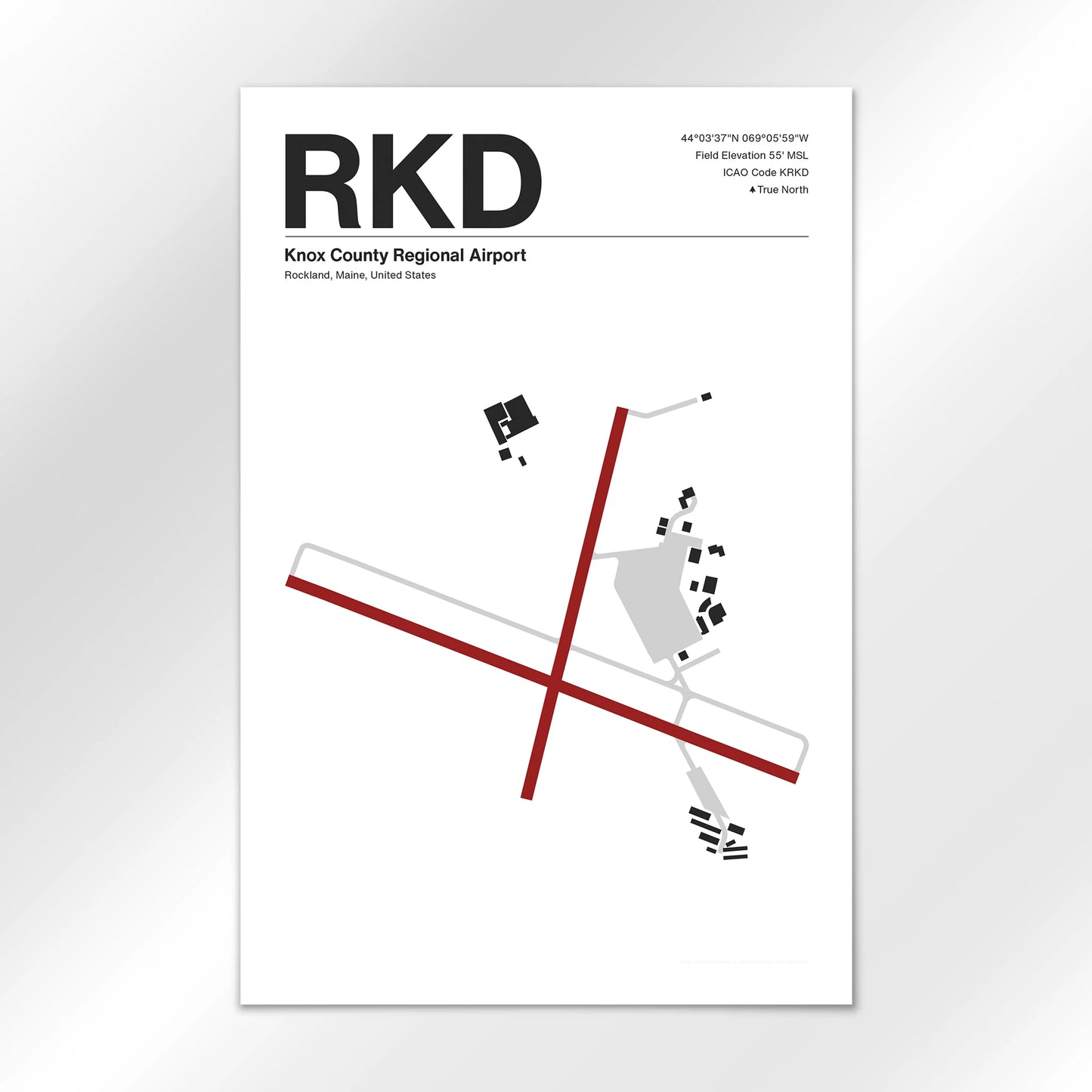 RKD Airport Diagram