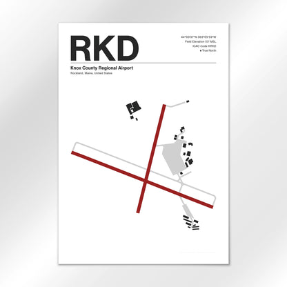 RKD Airport Diagram