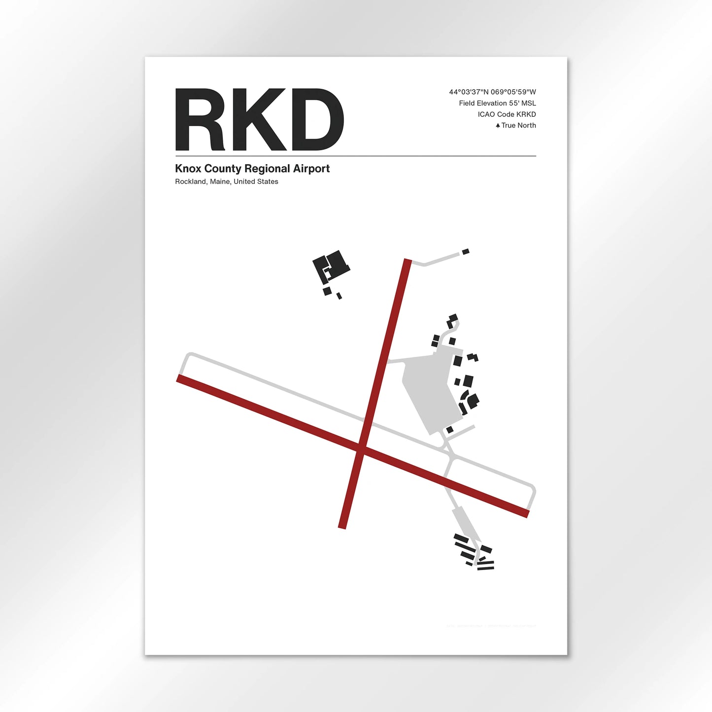 RKD Airport Diagram