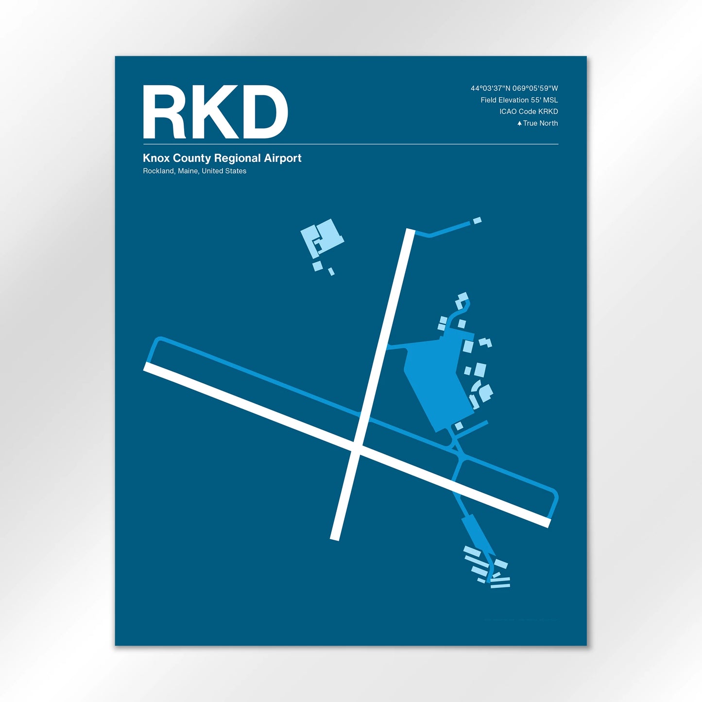 RKD Airport Diagram