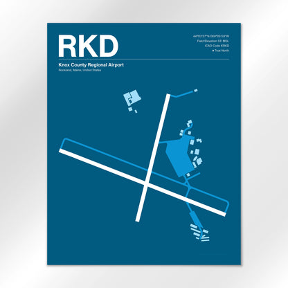 RKD Airport Diagram