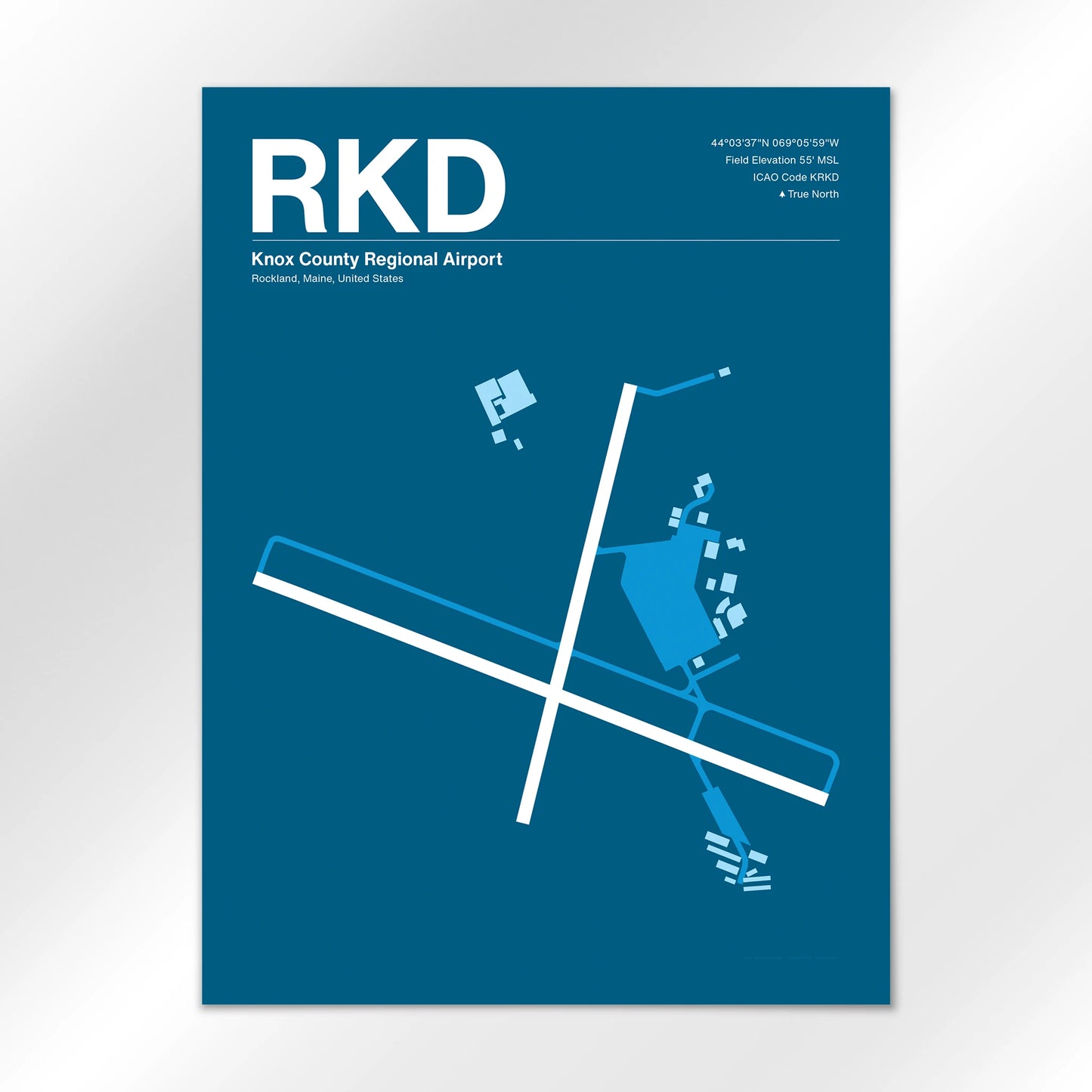 RKD Airport Diagram