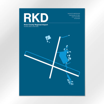 RKD Airport Diagram