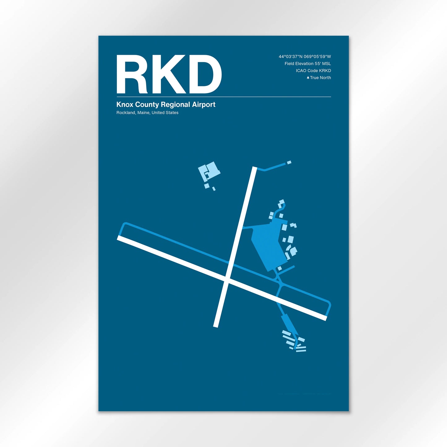 RKD Airport Diagram