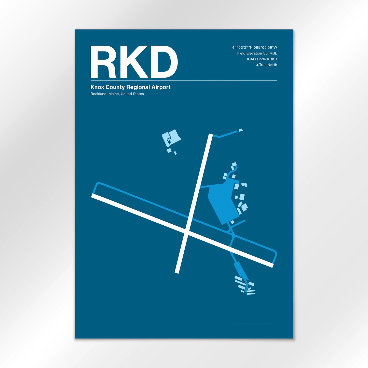 RKD Airport Diagram