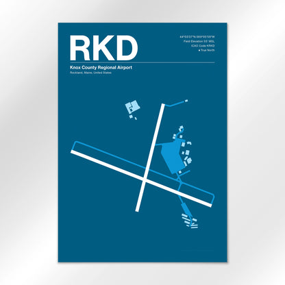 RKD Airport Diagram