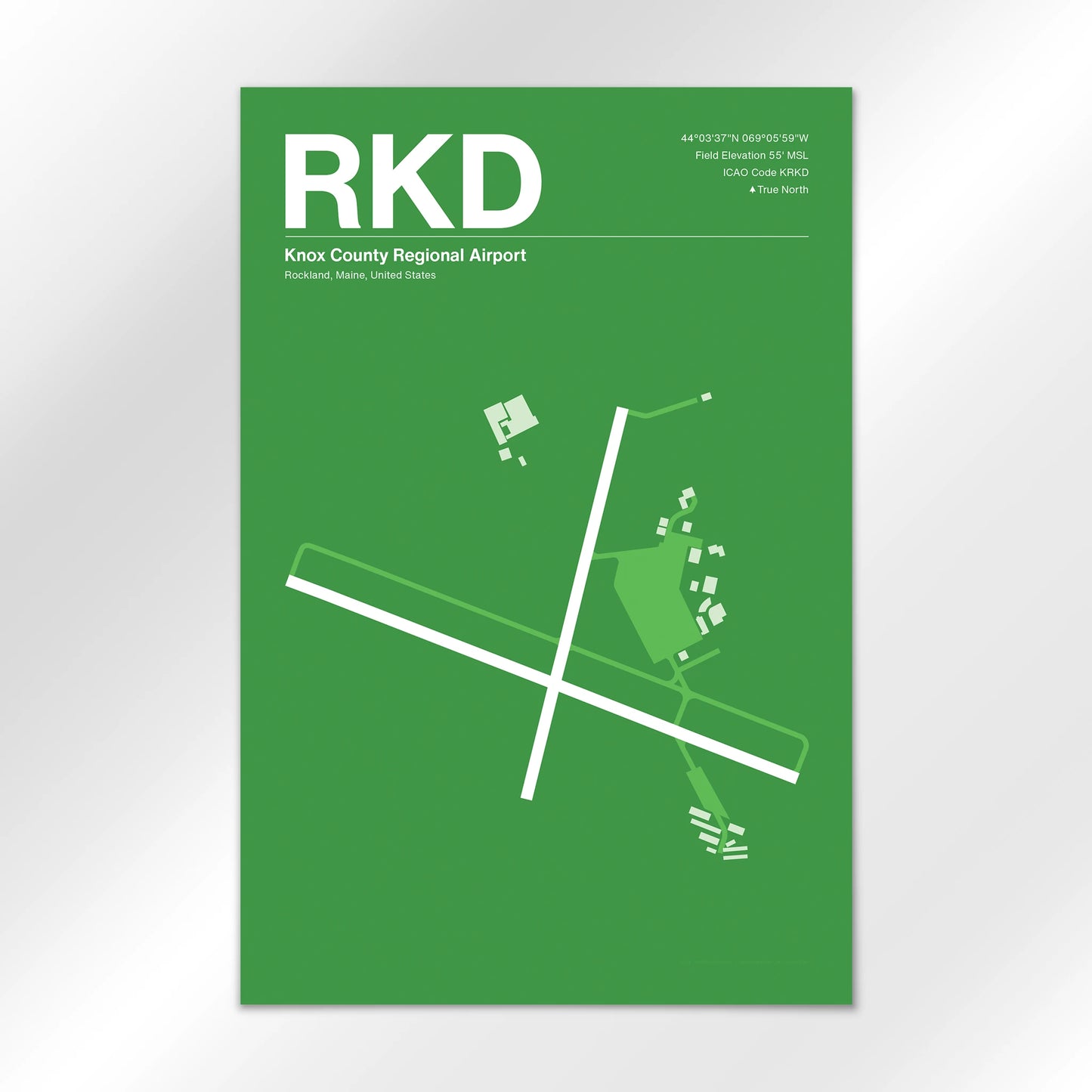 RKD Airport Diagram