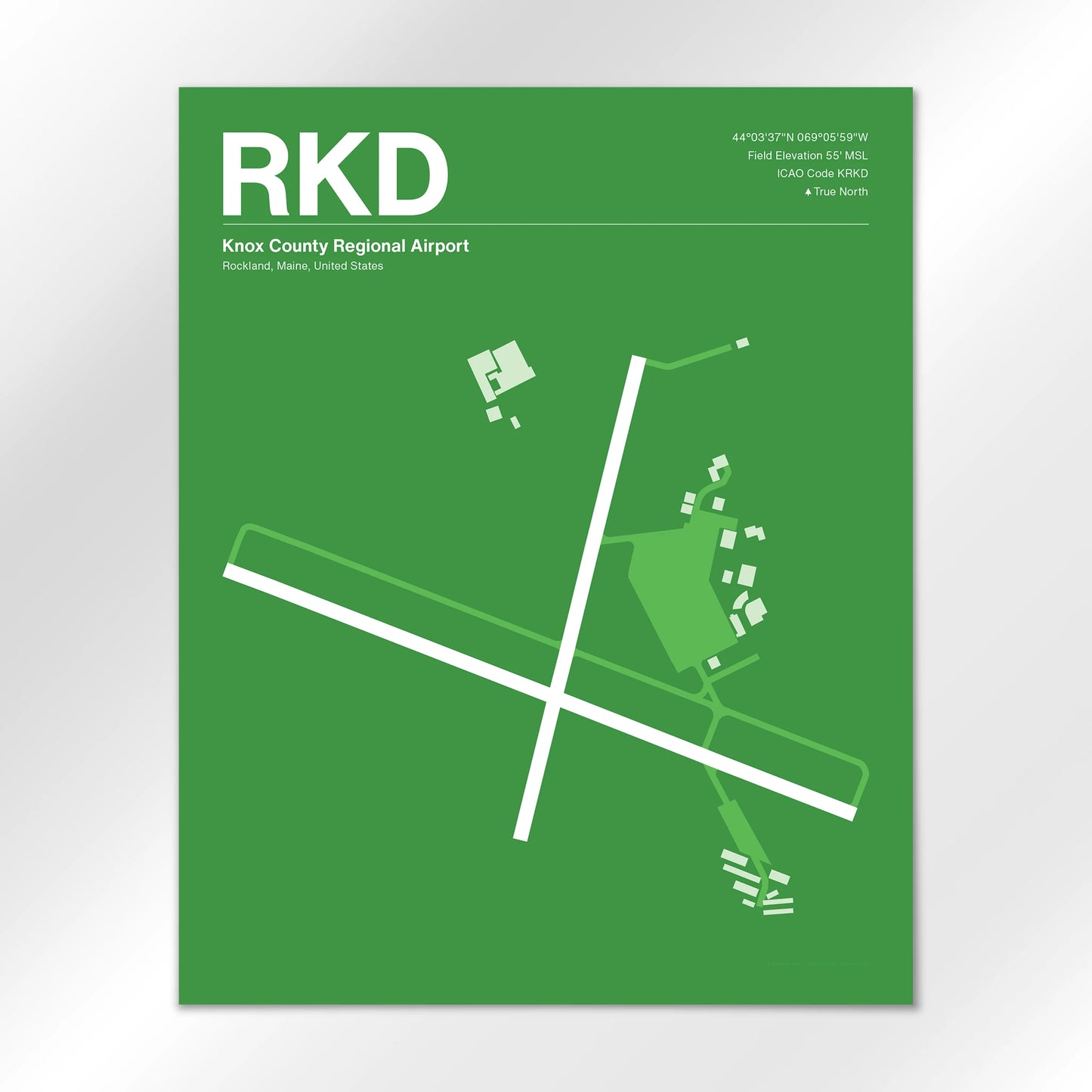 RKD Airport Diagram