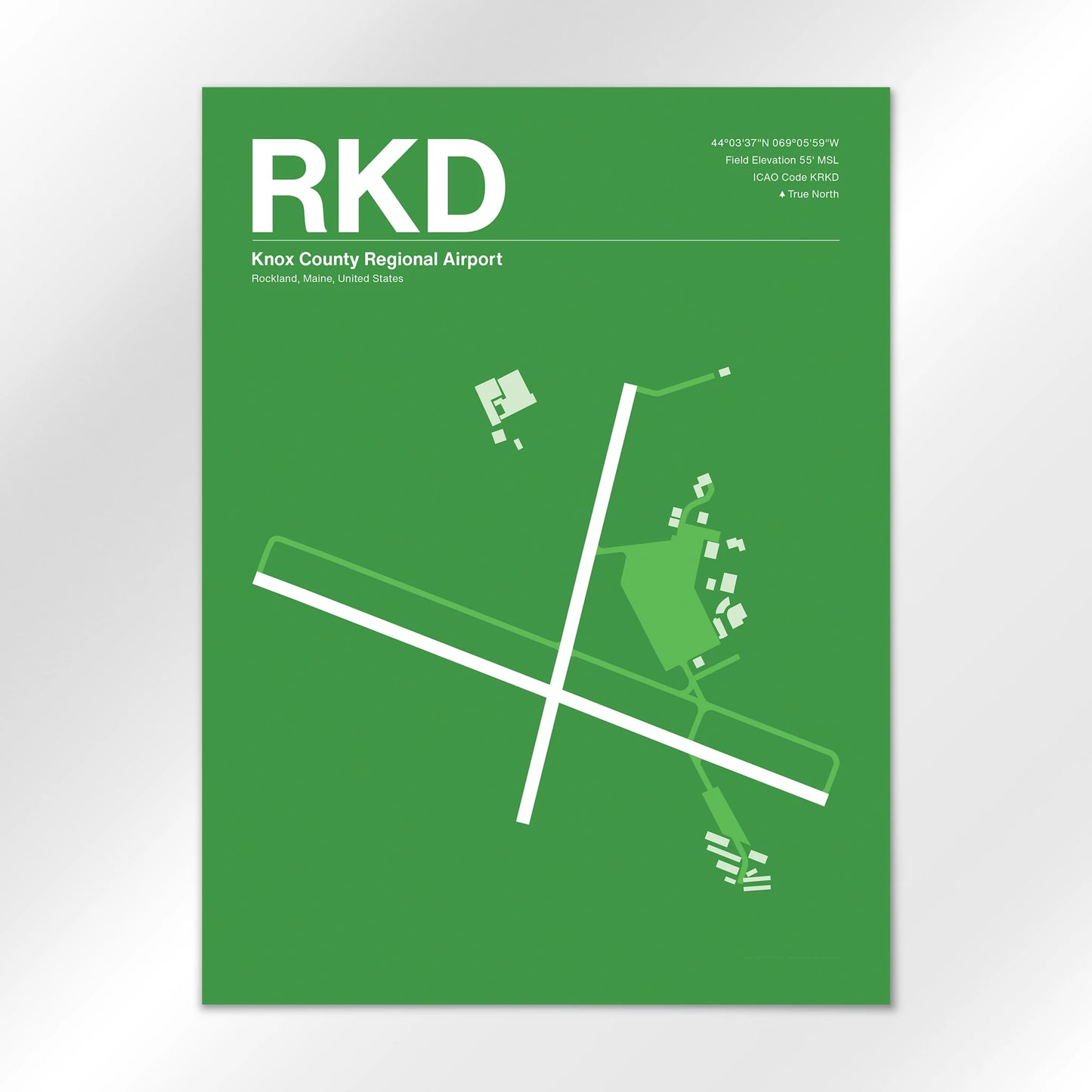 RKD Airport Diagram