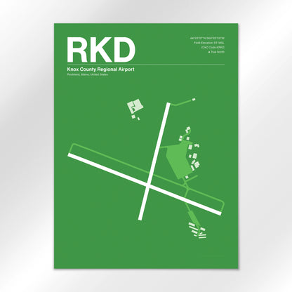 RKD Airport Diagram