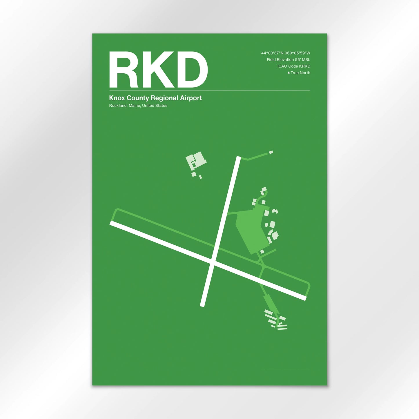 RKD Airport Diagram