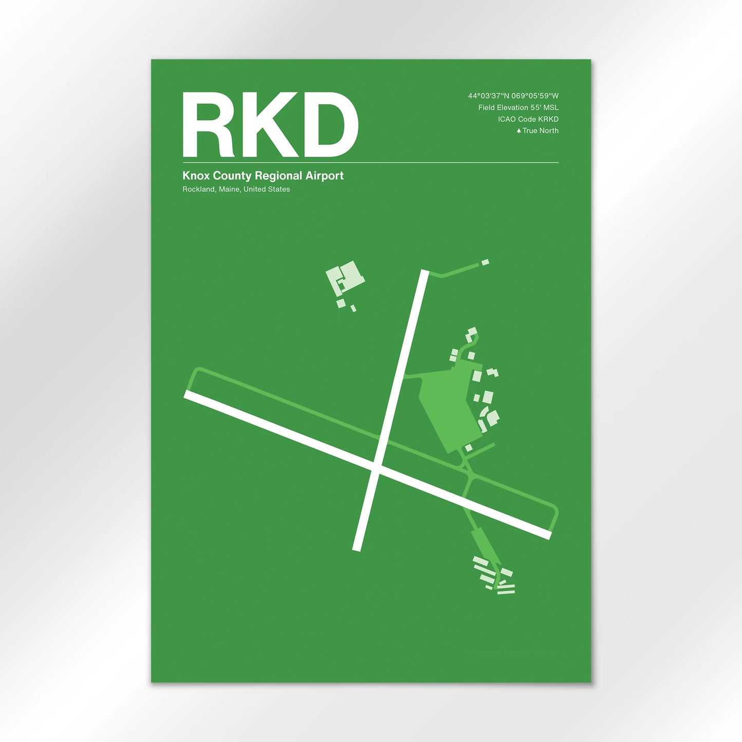 RKD Airport Diagram