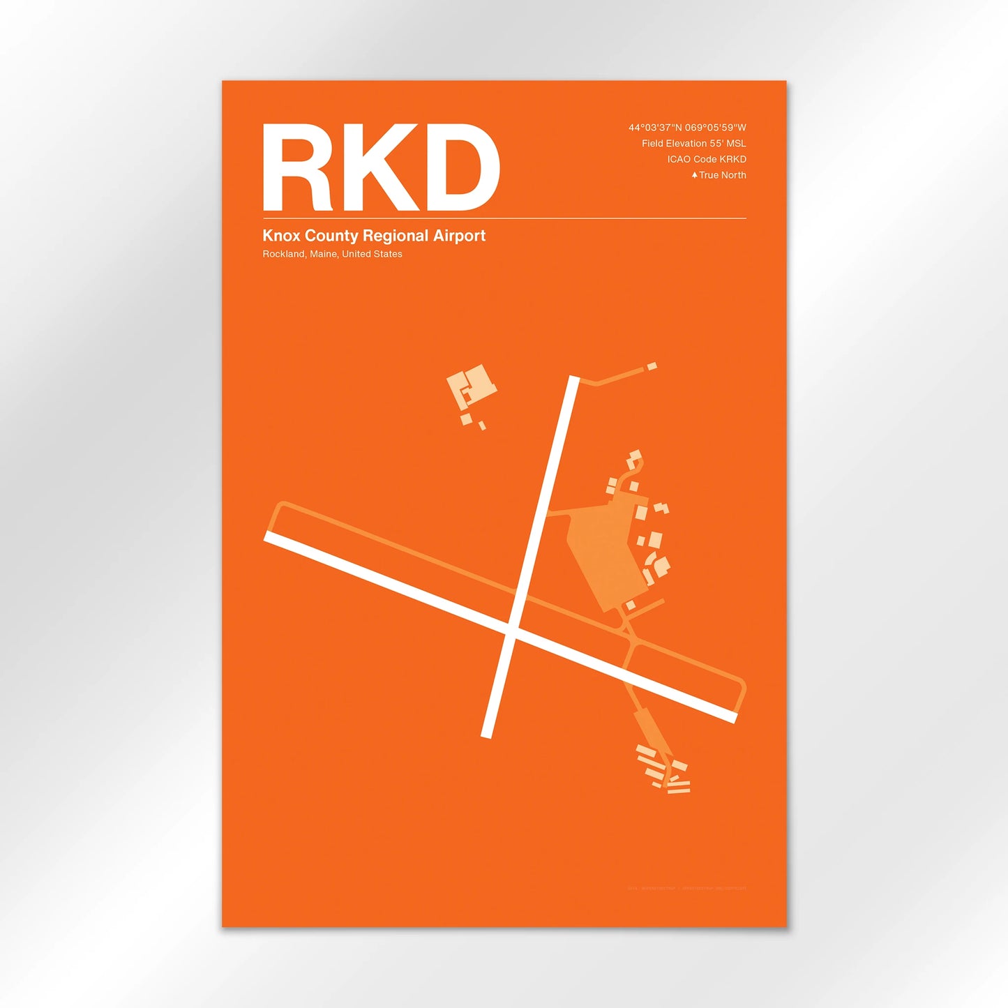 RKD Airport Diagram