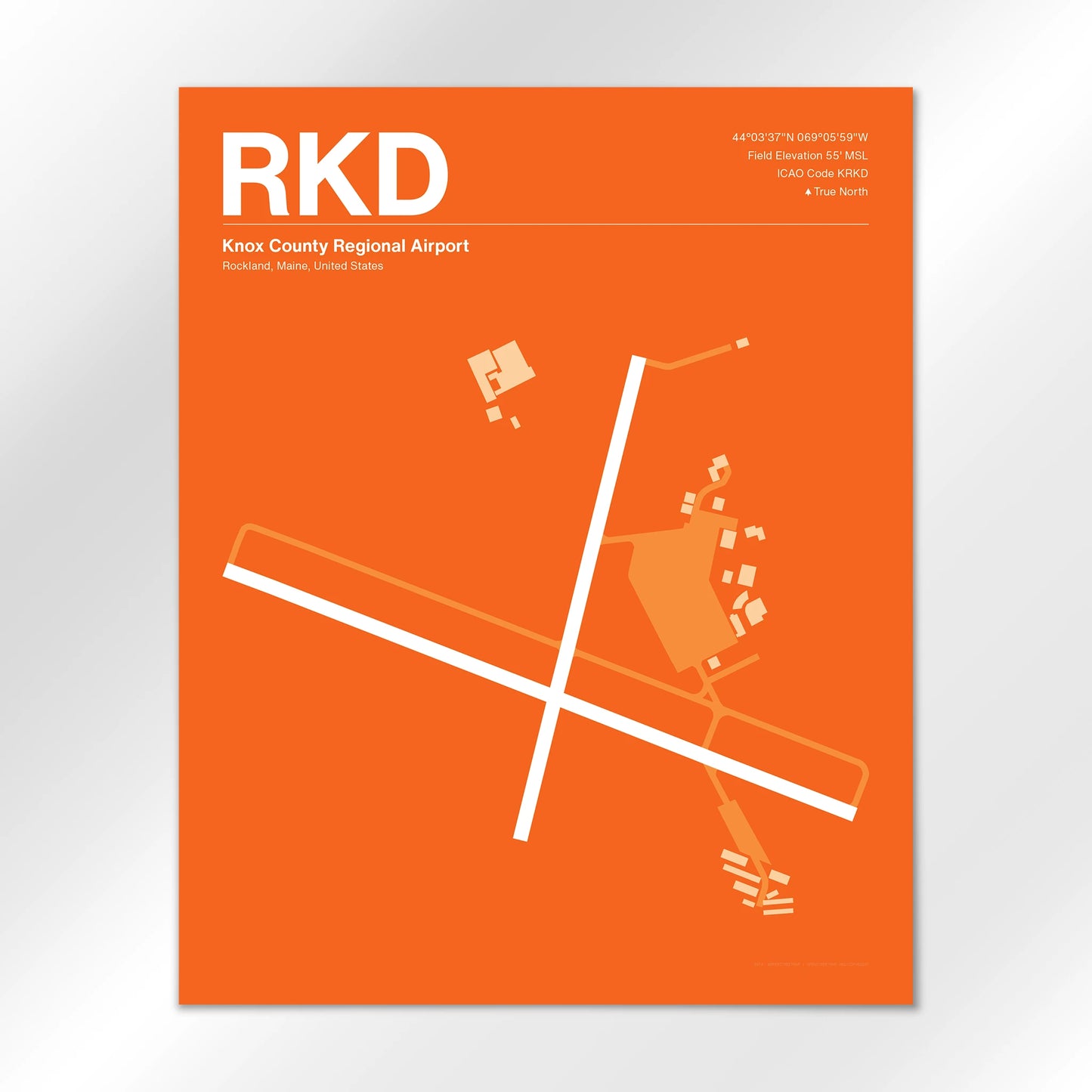 RKD Airport Diagram