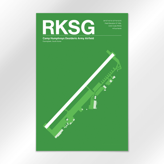 RKSG | Pyeongtaek - Overland Green - 12×18" - No Frame