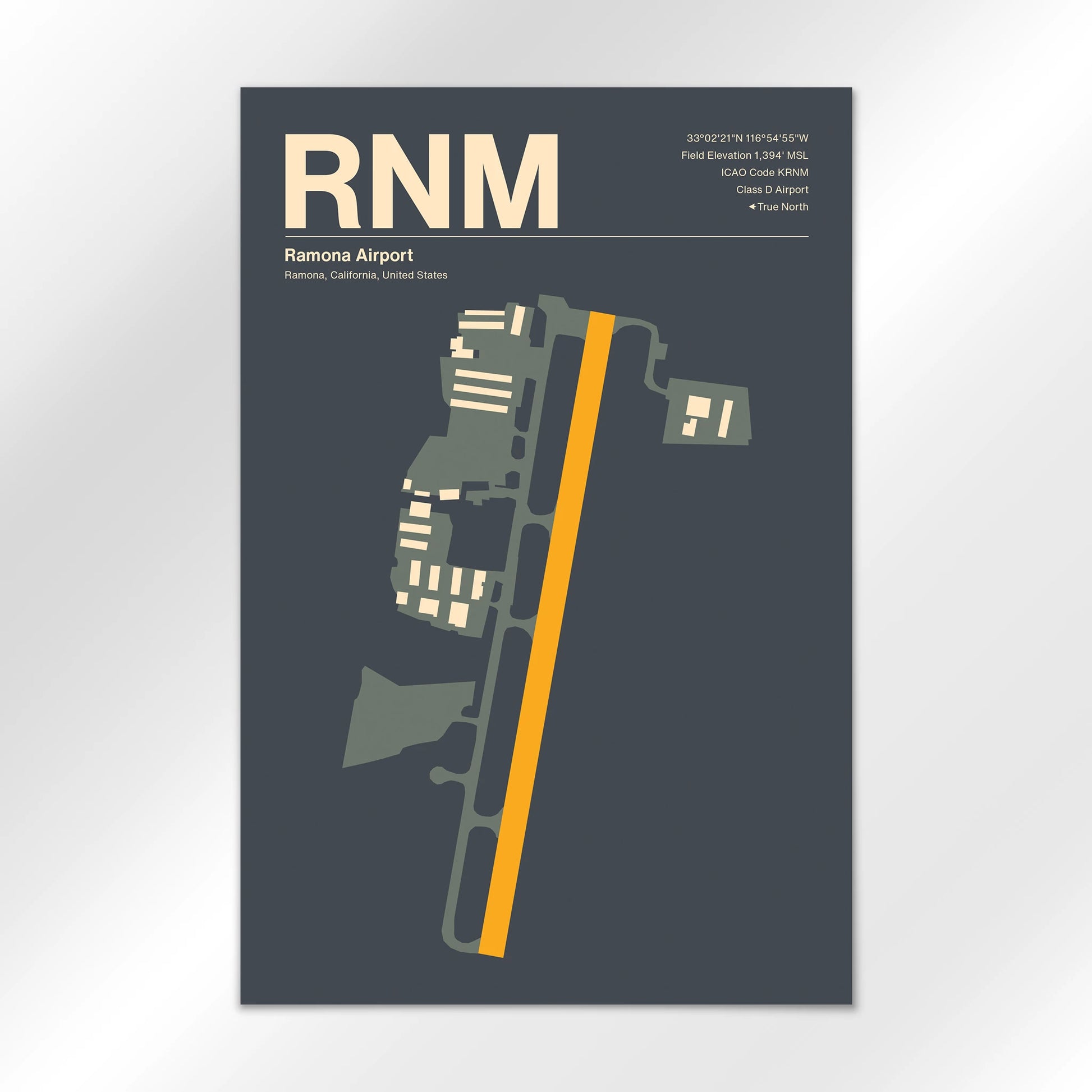 RNM Airport Diagram