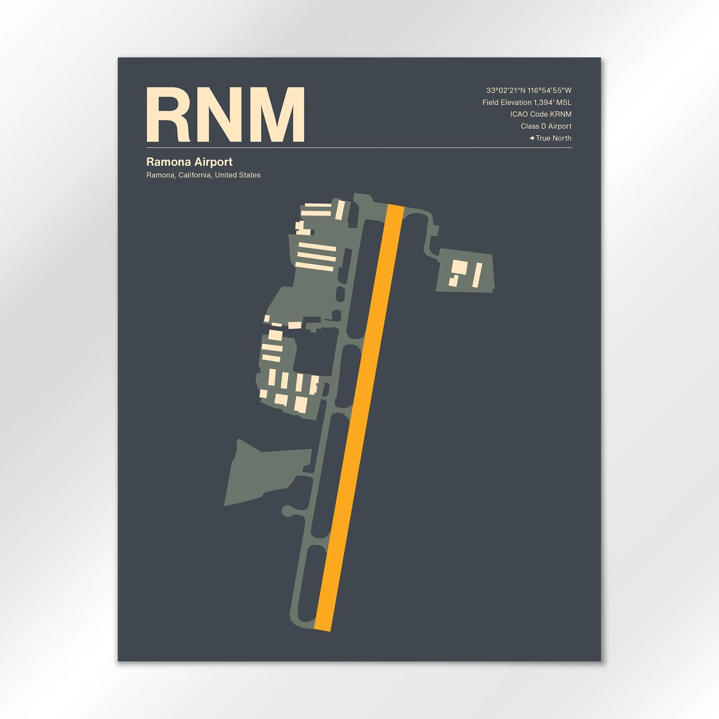 RNM Airport Diagram