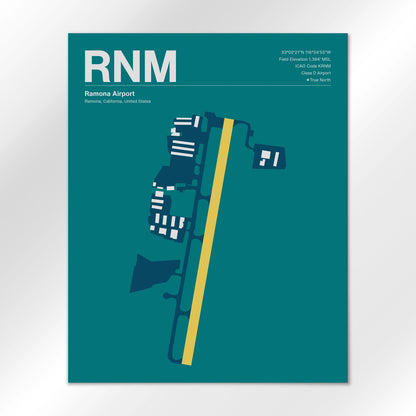 RNM Airport Diagram