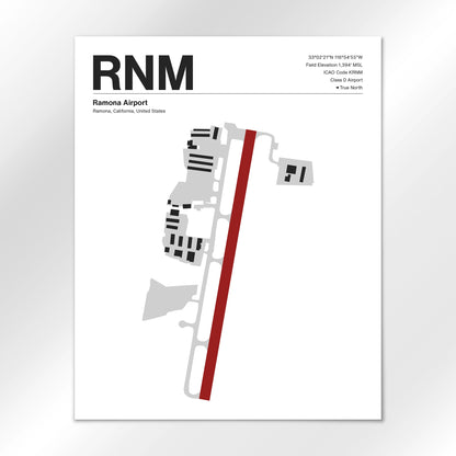 RNM Airport Diagram