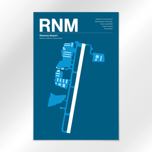 RNM | Ramona - Skyline Blue - 12×18" - No Frame