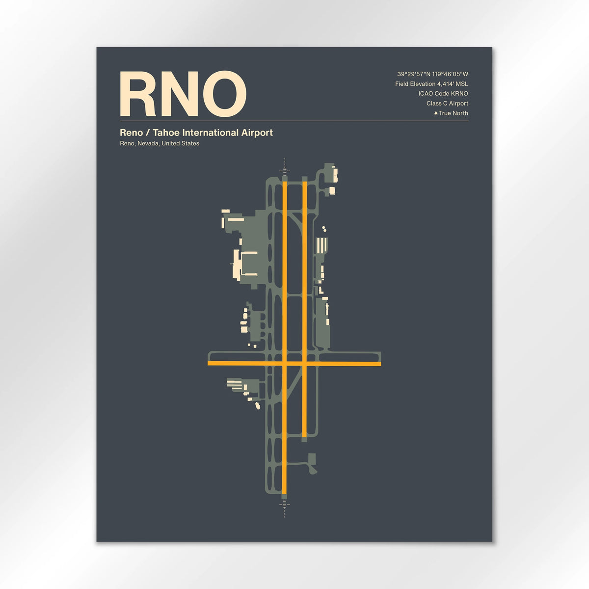RNO Airport Diagram