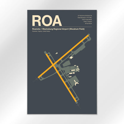 ROA Airport Diagram