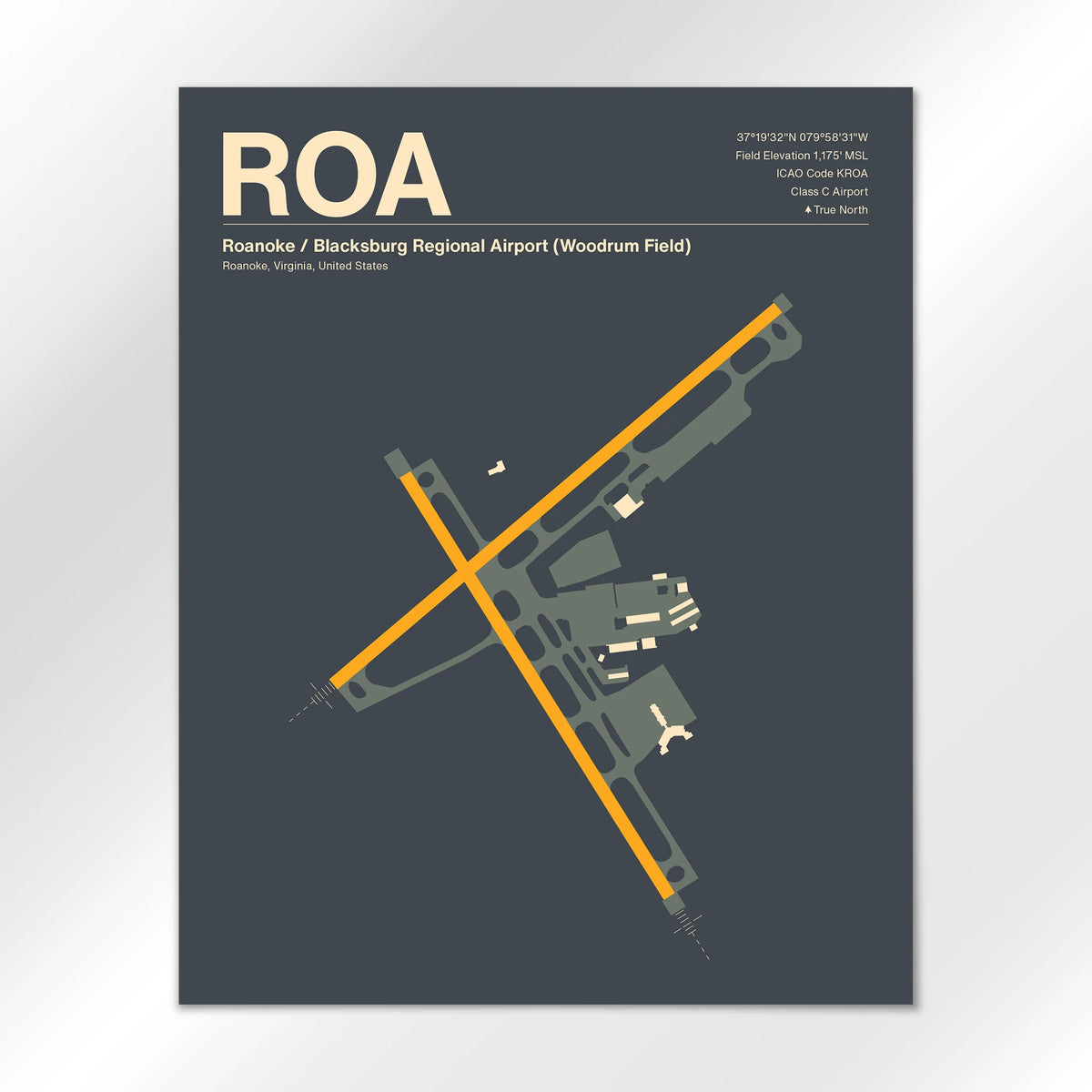 ROA Airport Diagram