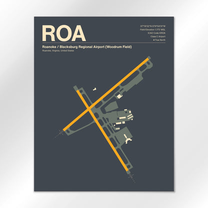 ROA Airport Diagram