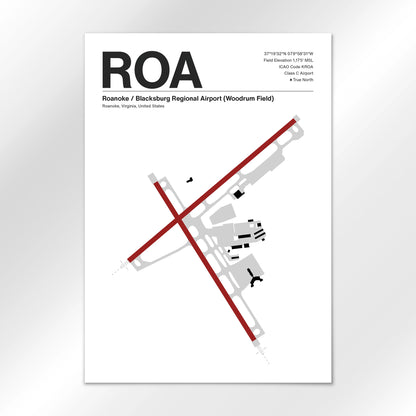 ROA Airport Diagram