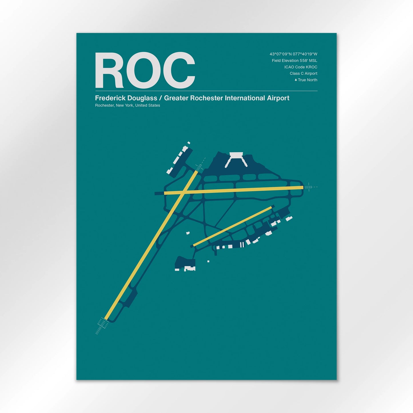 ROC Airport Diagram