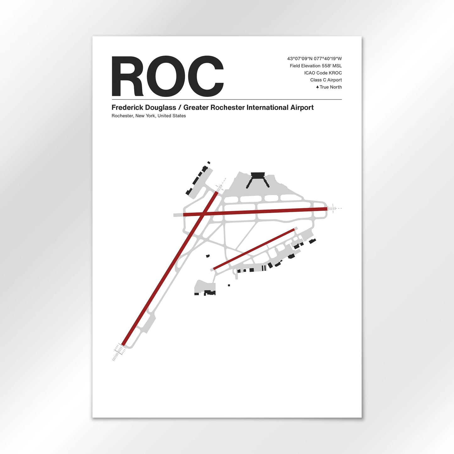 ROC Airport Diagram