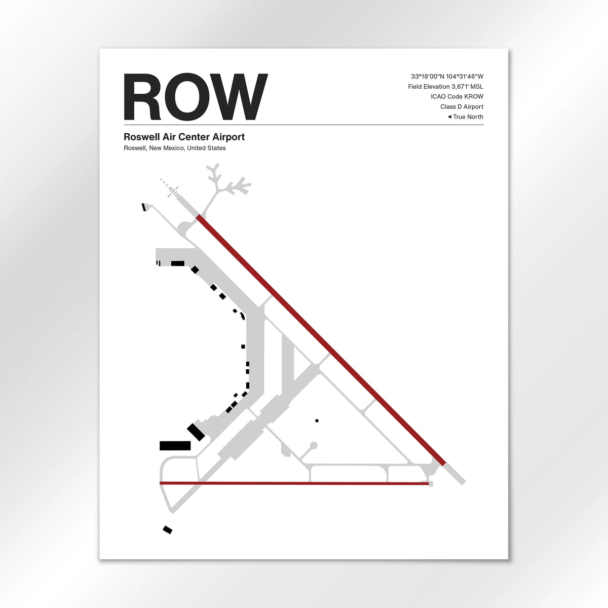 ROW Airport Diagram