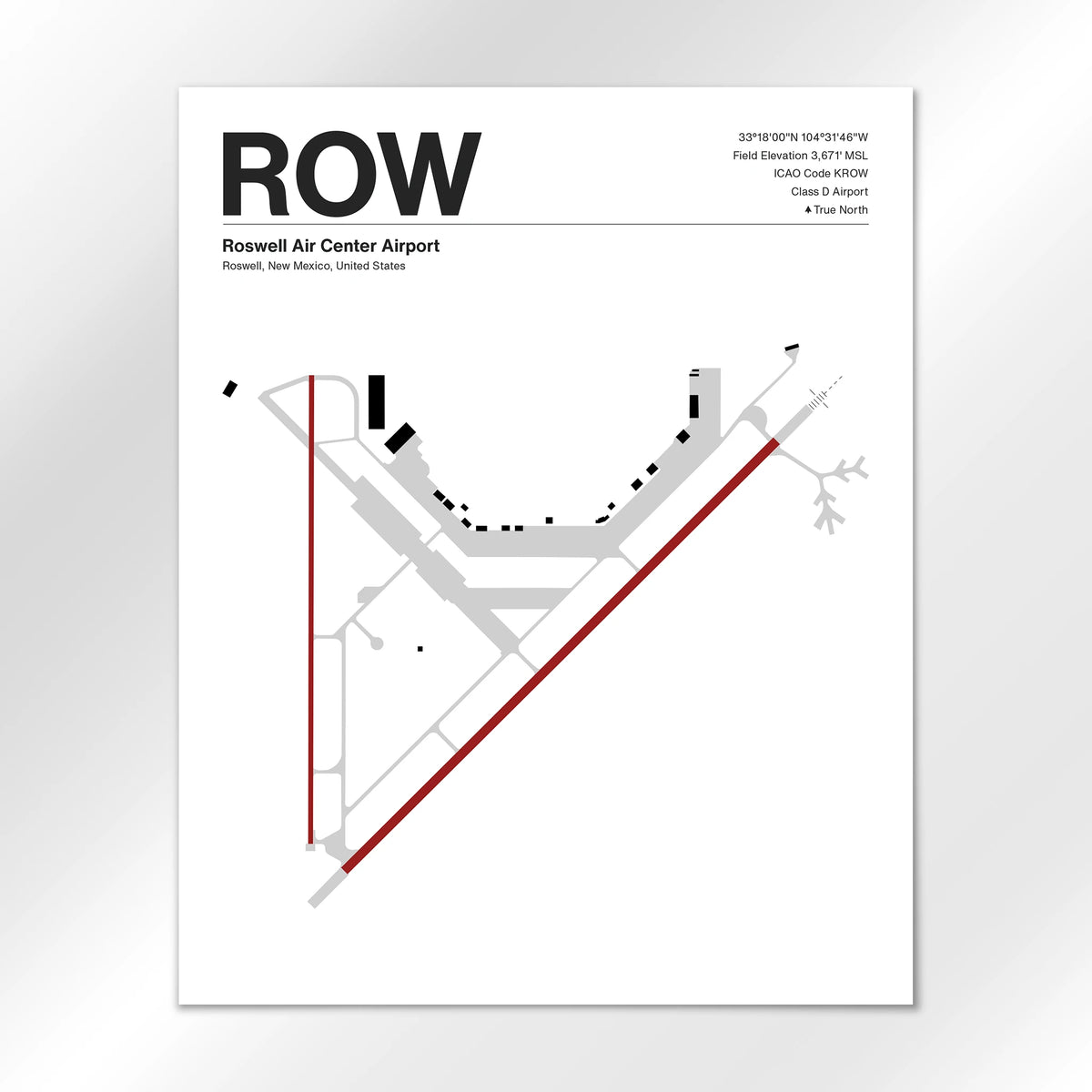 ROW Airport Diagram